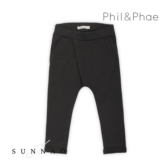 <Phil&Phae> Fold-over chino - Graphite