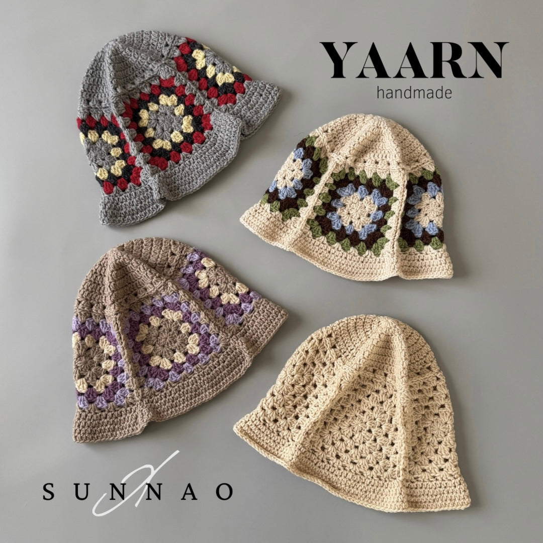 <YAARN>Woolen Hat AVERY - Orchid Combo