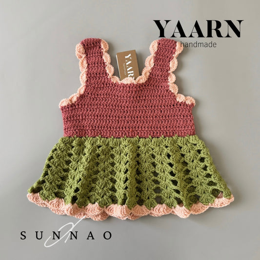 Cotton Vest ROWAN - Multi Blush (1-8Y)