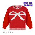갤러리 뷰어로 이미지로드, <CALL ME FRANKIE> CMF BOW KNITTED SWEATER
