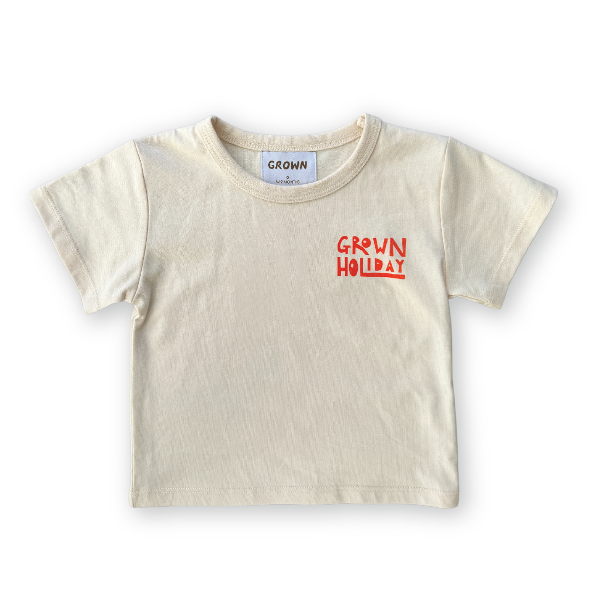 <GROWN>Organic Everyday Palm Tee（6M-6Y）