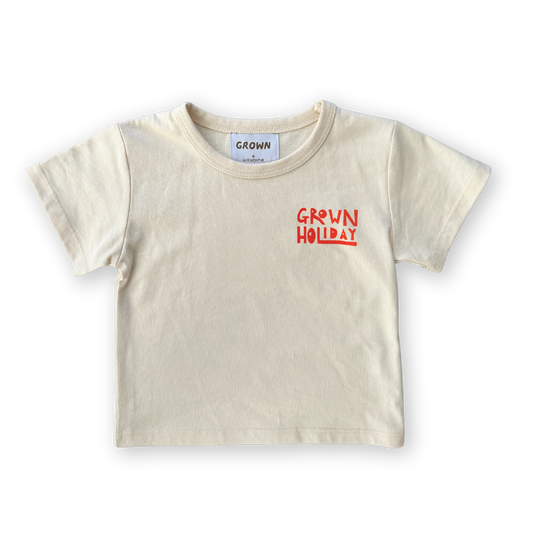 <GROWN>Organic Everyday Palm Tee（6M-6Y）