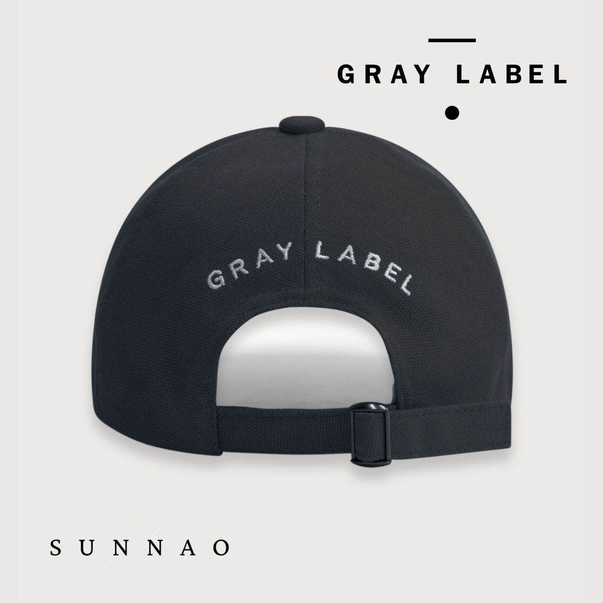 <GRAY LABEL> Baseball Cap - Pirate Black