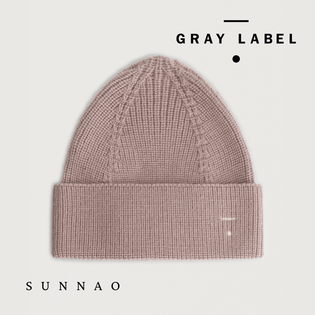 <GRAY LABEL> Knitted Beanie - Berry　