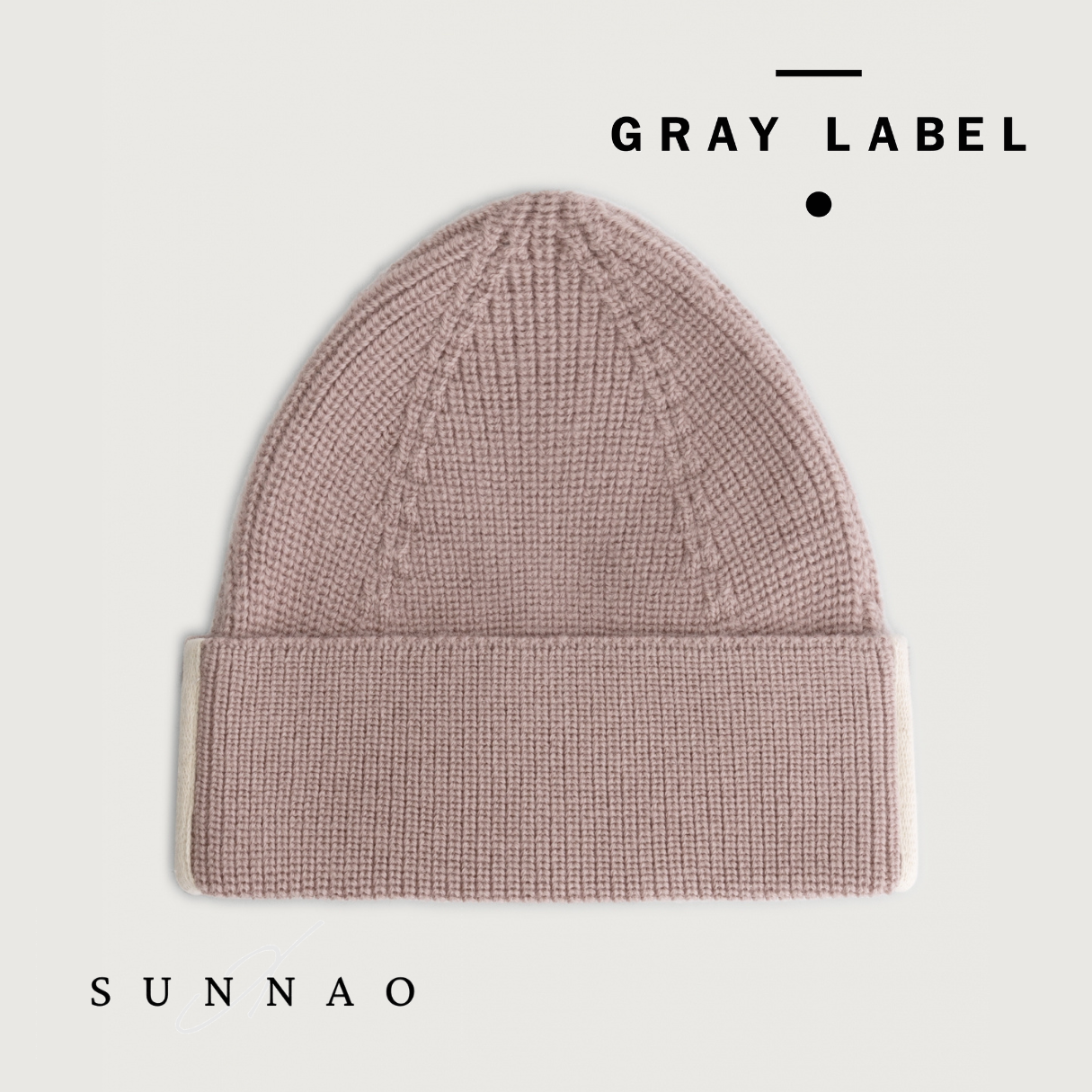 <GRAY LABEL> Knitted Beanie - Berry　