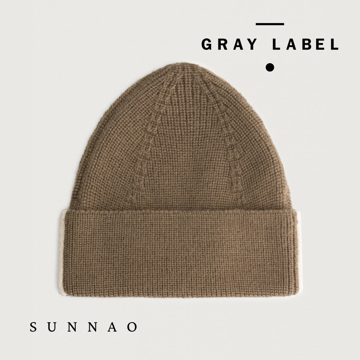 <GRAY LABEL> Knitted Beanie - Woody　