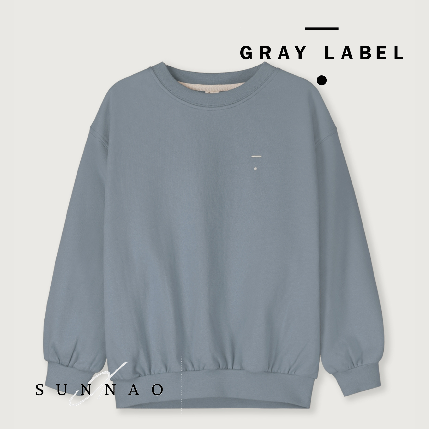 <GRAY LABEL> Dropped Shoulder Sweater - Berry