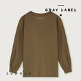 Load image into Gallery viewer, GRAY LABEL Oversized L/S Tee - BLUE GRAY (1-8Y)
