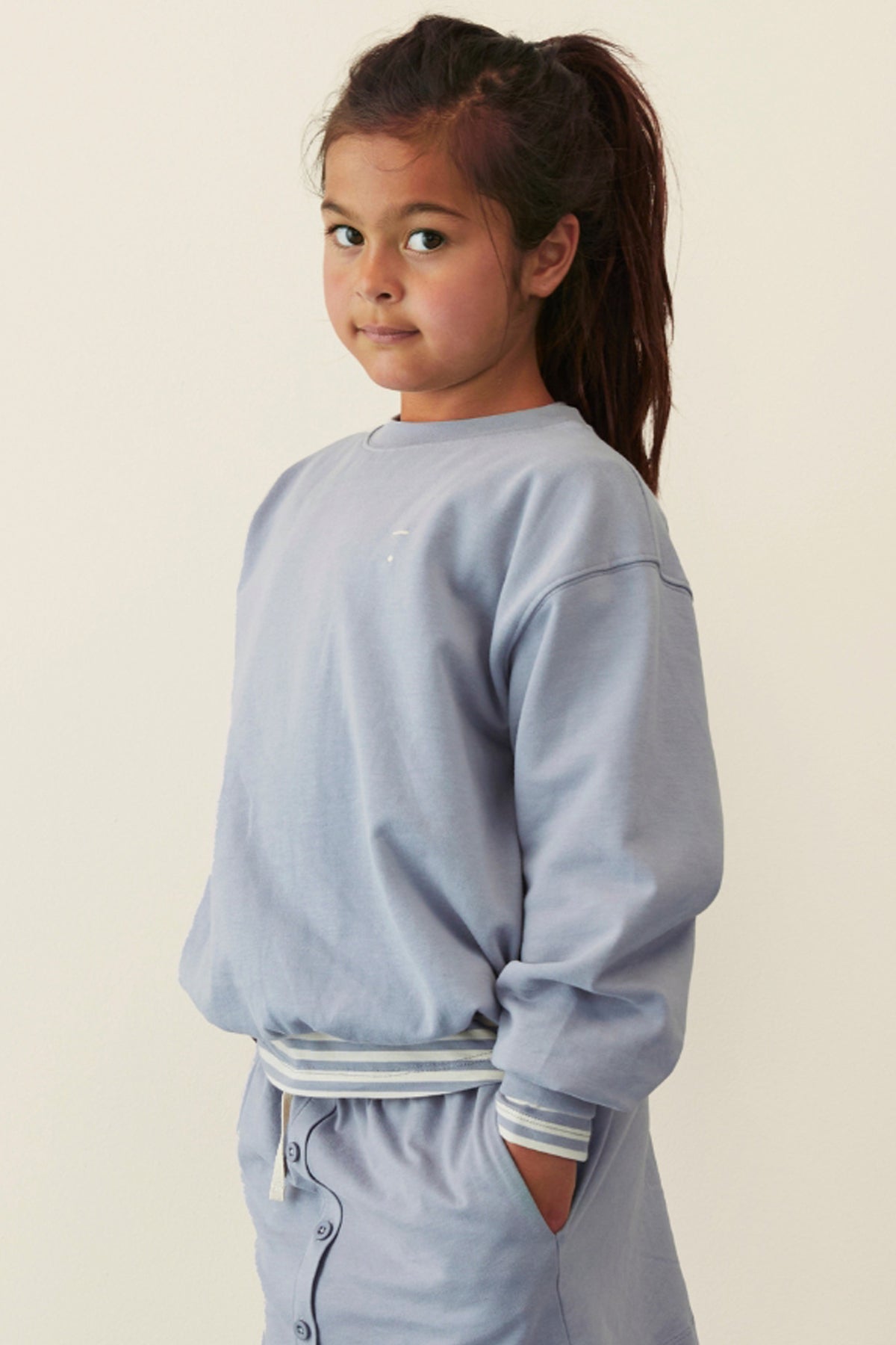 <GRAY LABEL> Dropped Shoulder Sweater - Berry