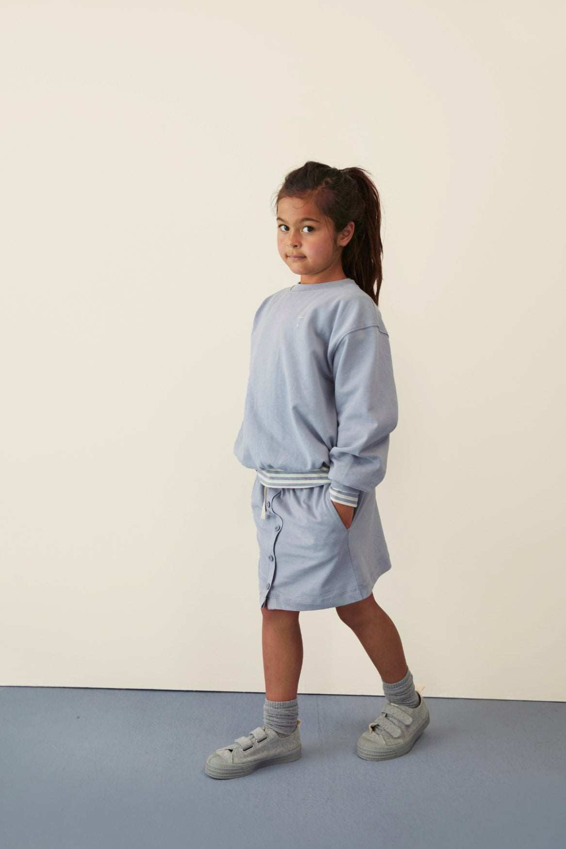 <GRAY LABEL> Dropped Shoulder Sweater - Berry