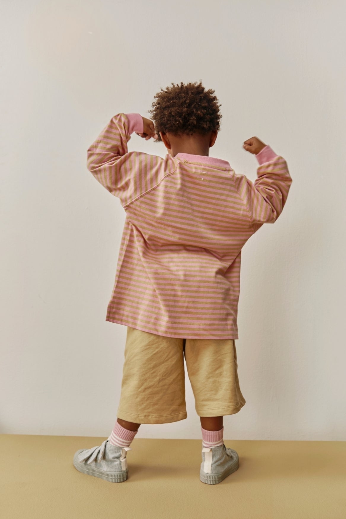 GRAY LABEL Oversized L/S Tee - BLUE GRAY (1-8Y)