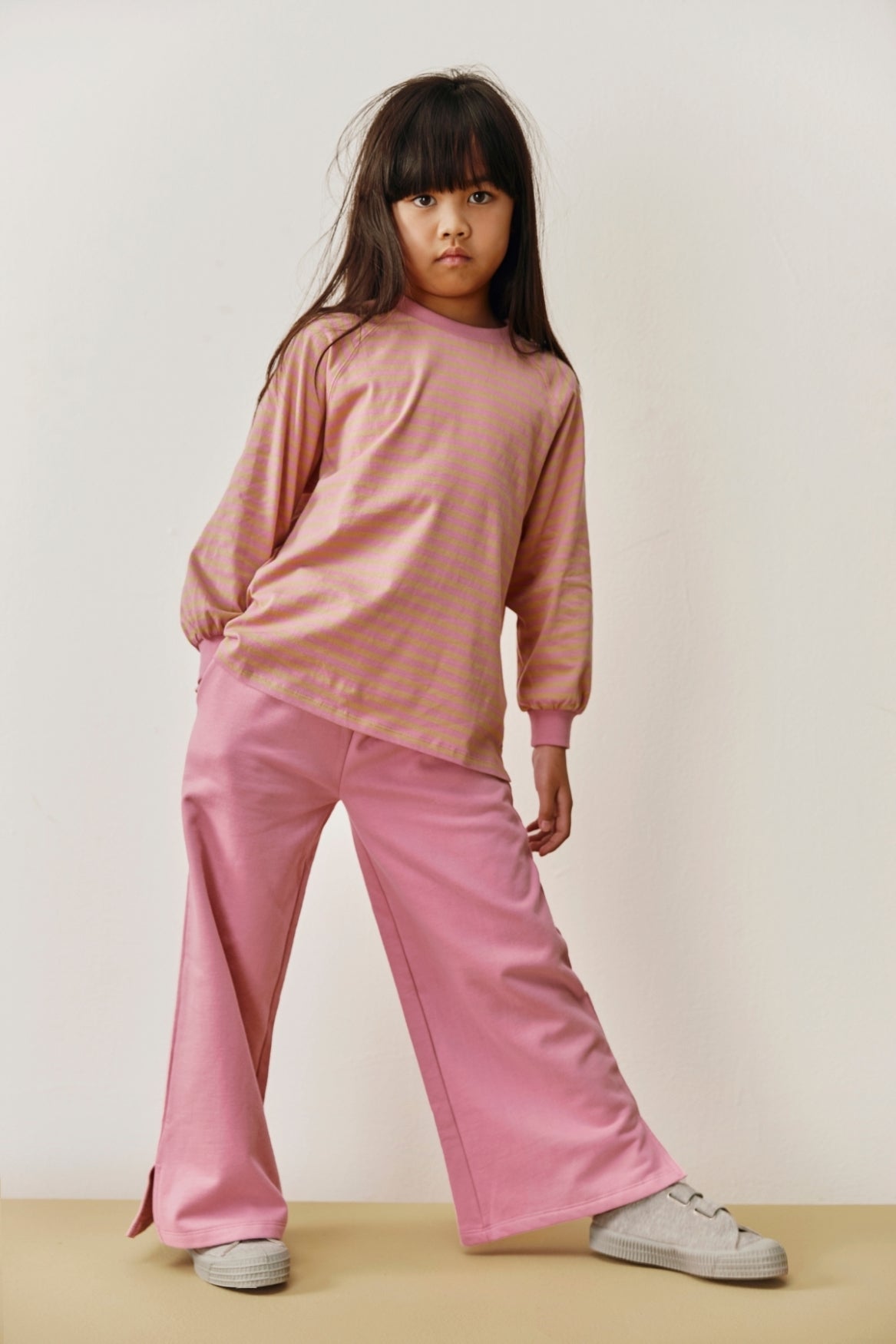 GRAY LABEL Oversized L/S Tee - BLUE GRAY (1-8Y)