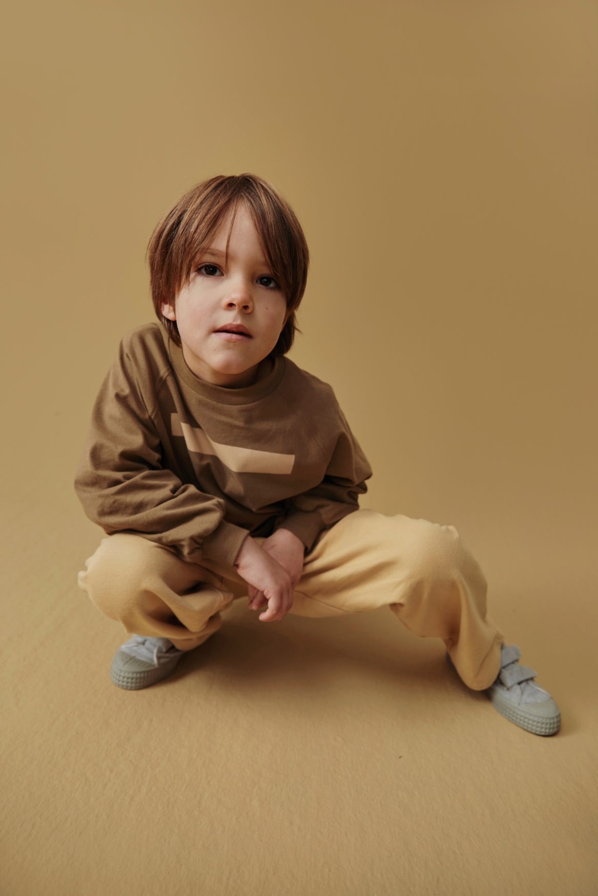 GRAY LABEL Oversized L/S Tee - BLUE GRAY (1-8Y)