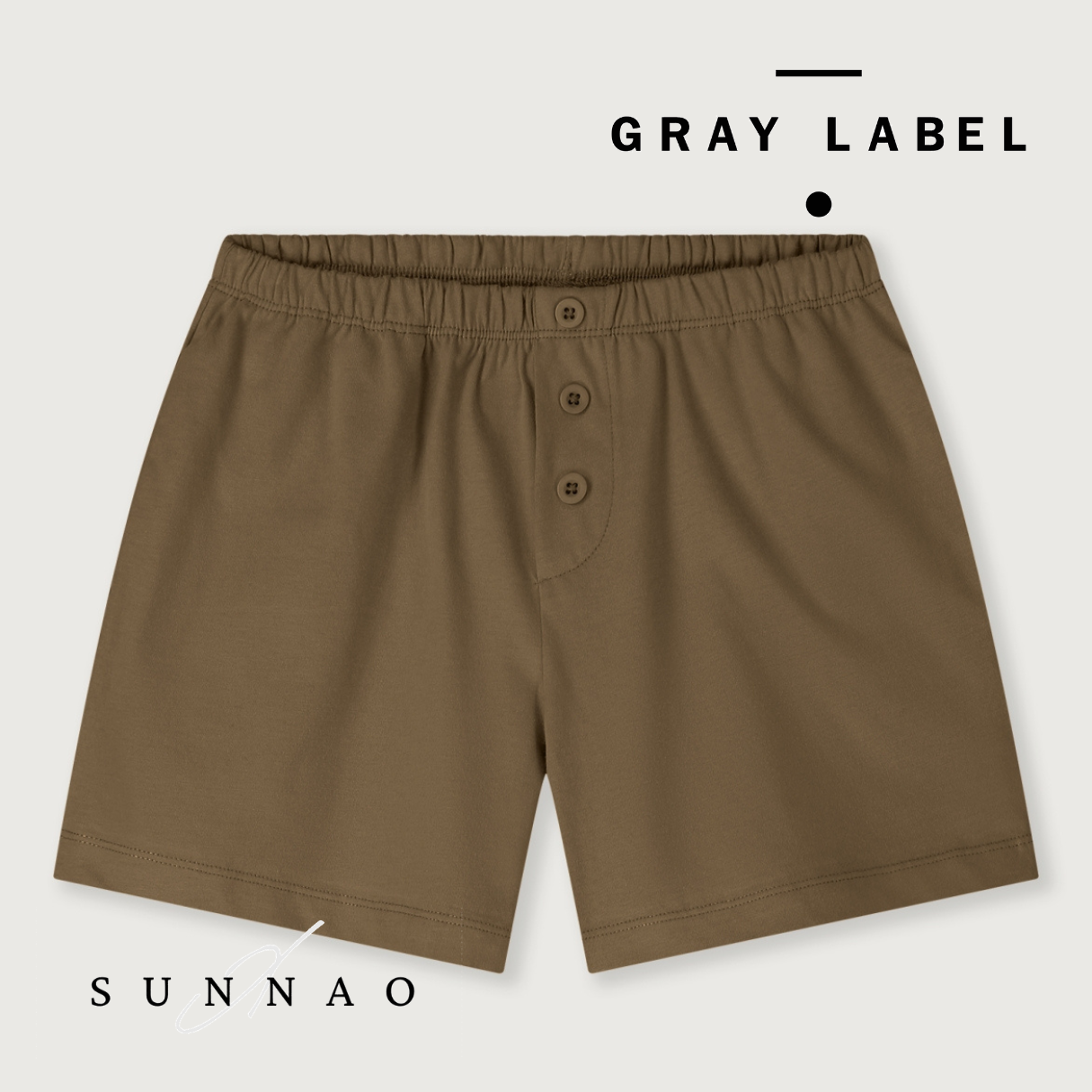 <GRAY LABEL> Button Shorts - Woody