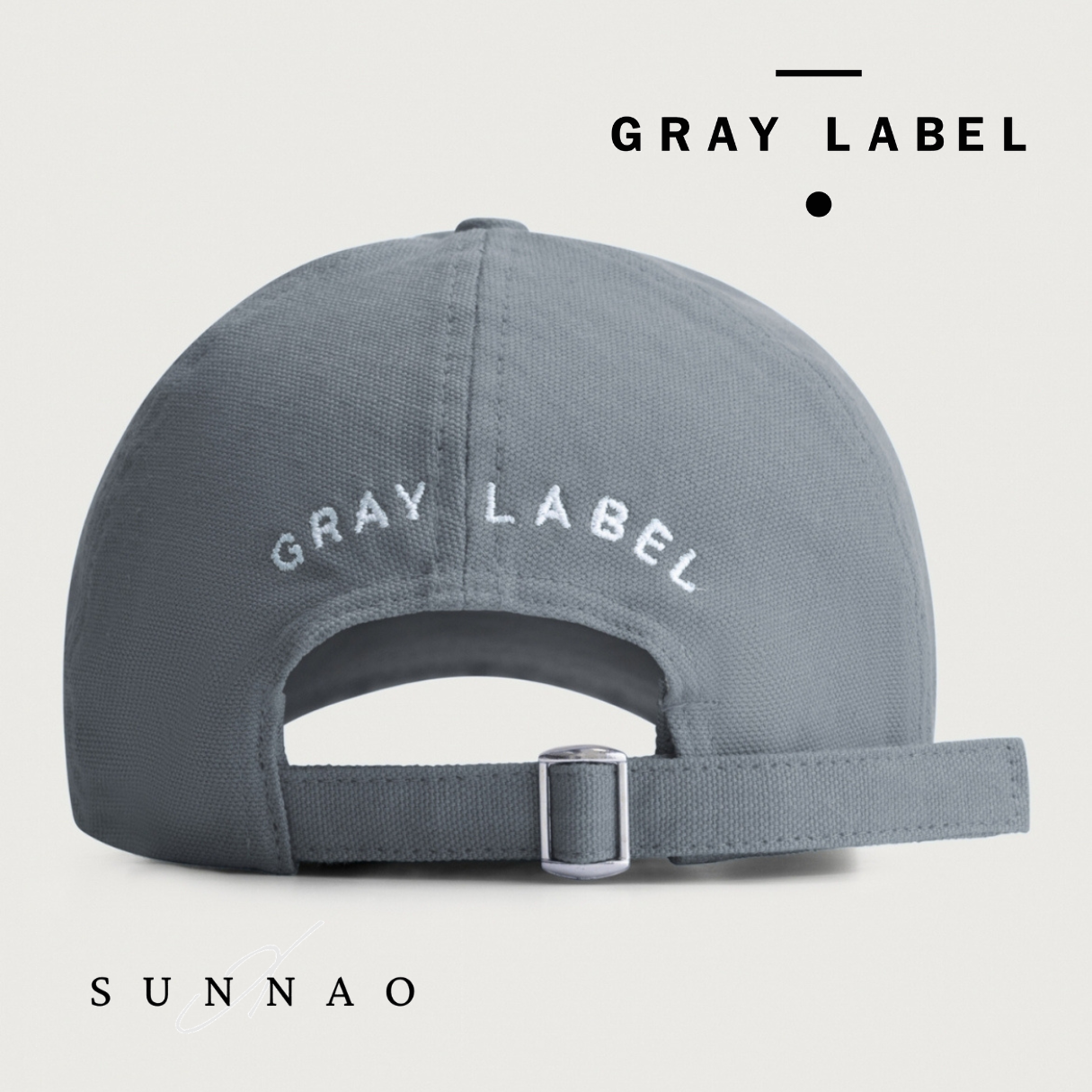 <GRAY LABEL> Baseball Cap - Stone Grey