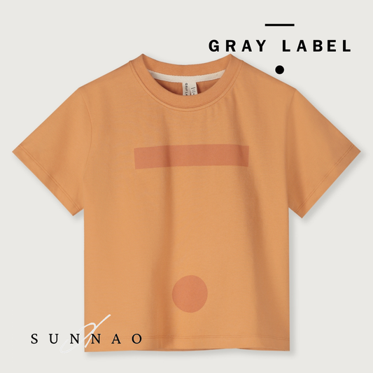 <GRAY LABEL> Oversized Tee with Logo - Melon - Melon Print　