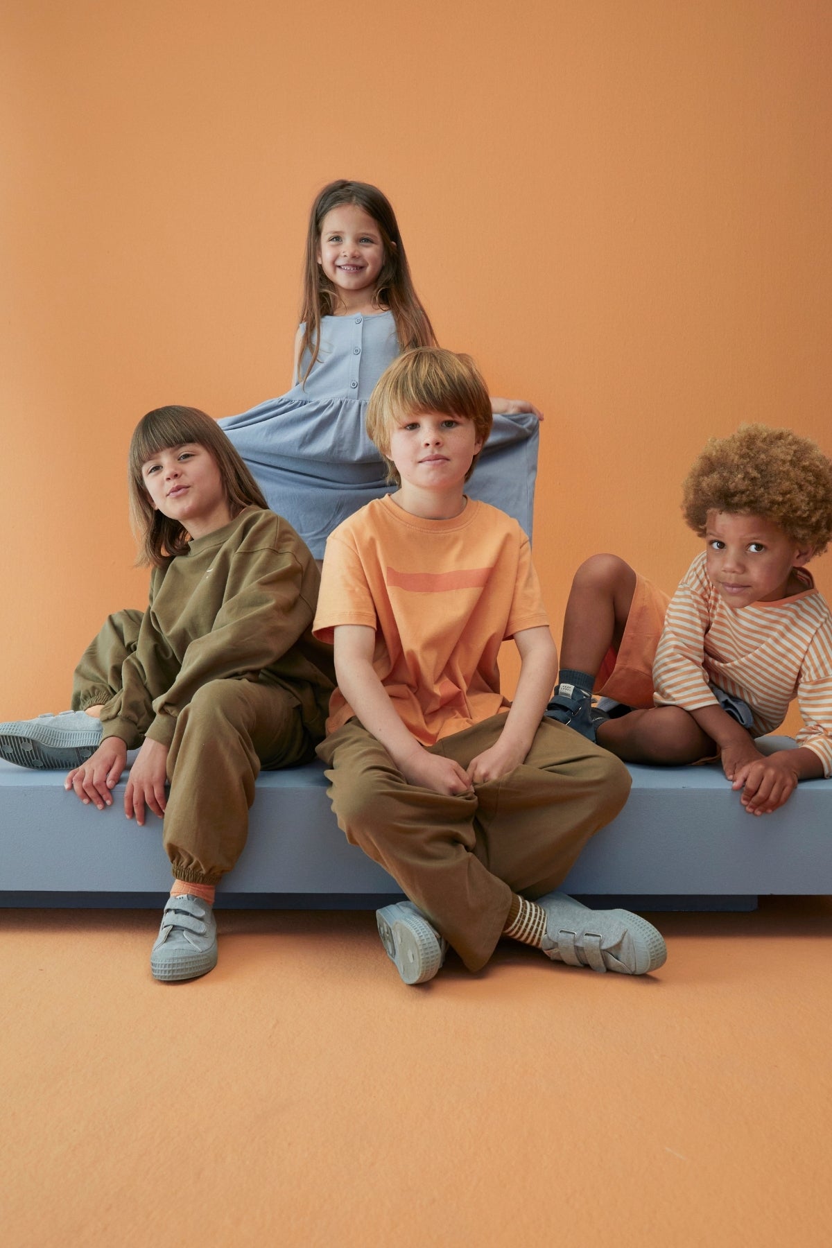 <GRAY LABEL> Oversized Tee with Logo - Melon - Melon Print　