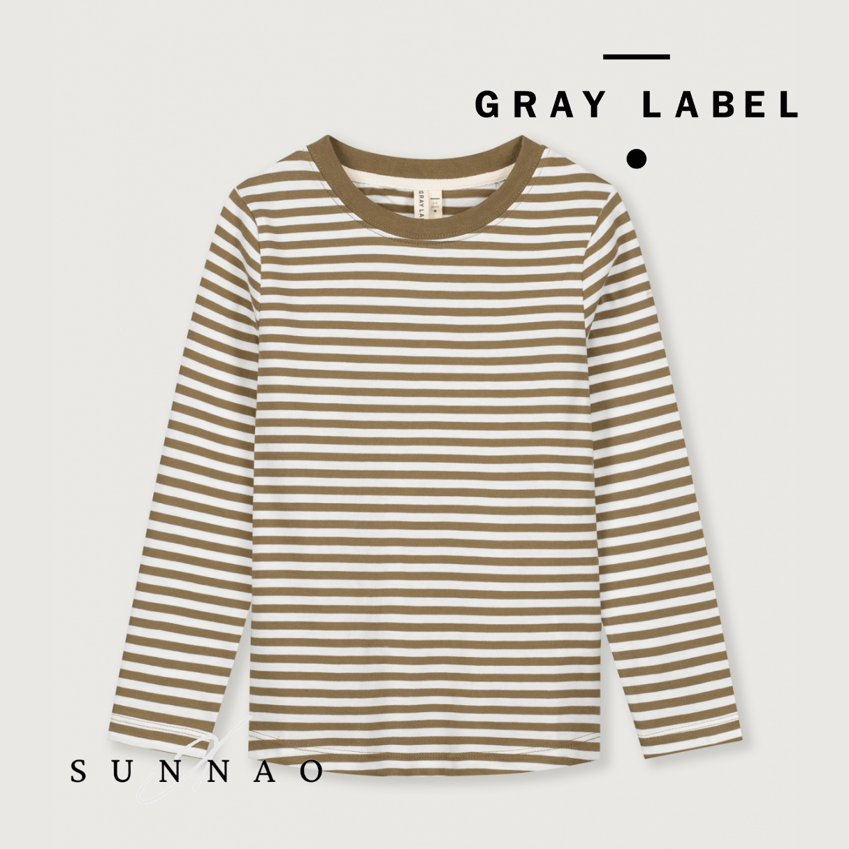 <GRAY LABEL> L/S Tee - Woody - Cream