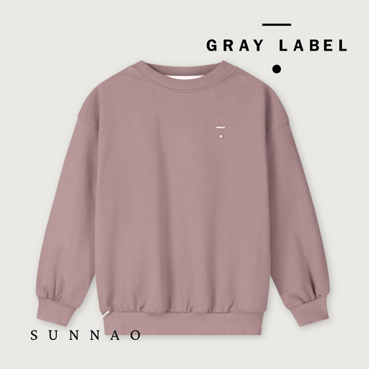 <GRAY LABEL> Dropped Shoulder Sweater - Berry