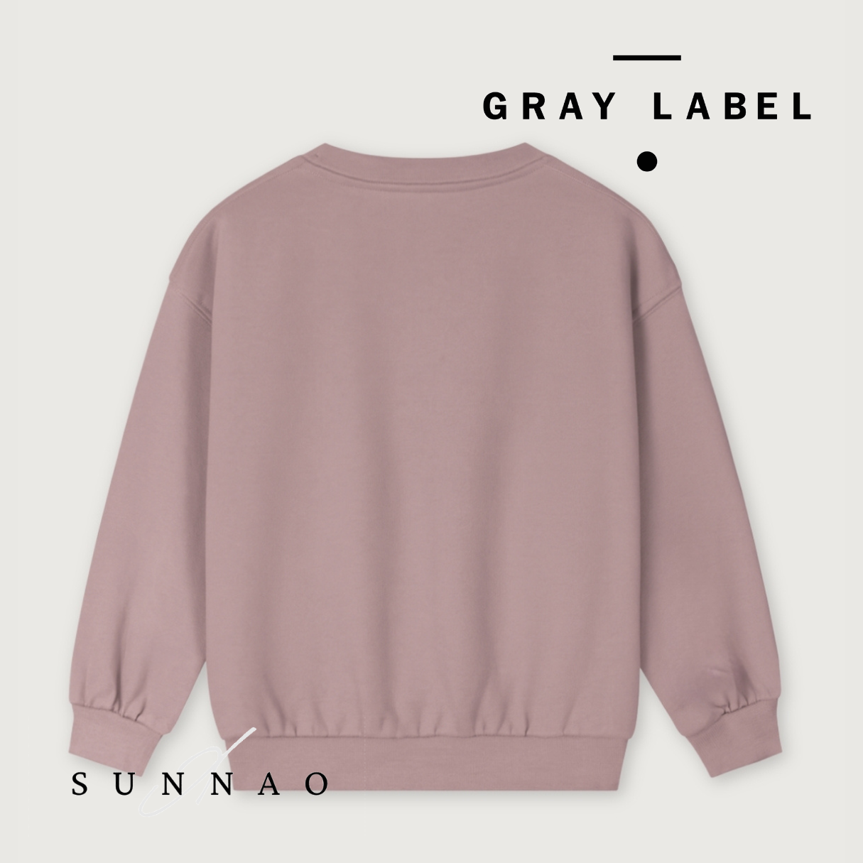<GRAY LABEL> Dropped Shoulder Sweater - Berry