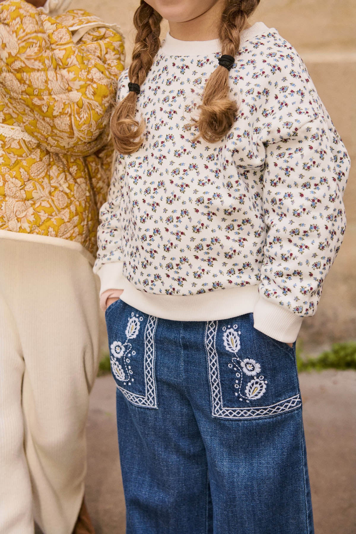 <Louise Misha> PANTS FLOFI - STONE BLUE