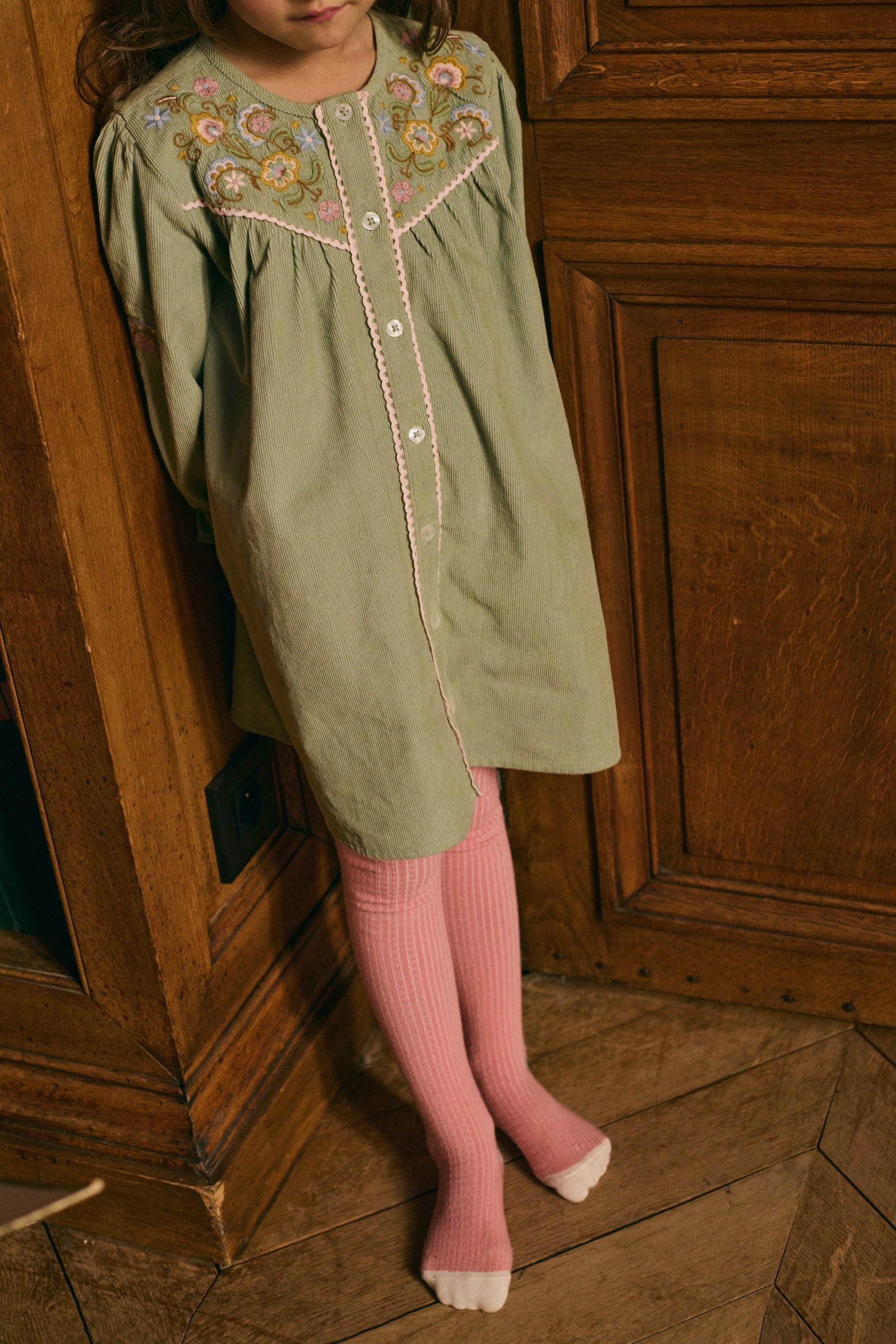 <Louise Misha> DRESS FLORIANE - ALMOND