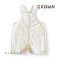 Gallery viewerに画像を読み込む, <GROWN> Everyday Twill Short Overalls - Milk
