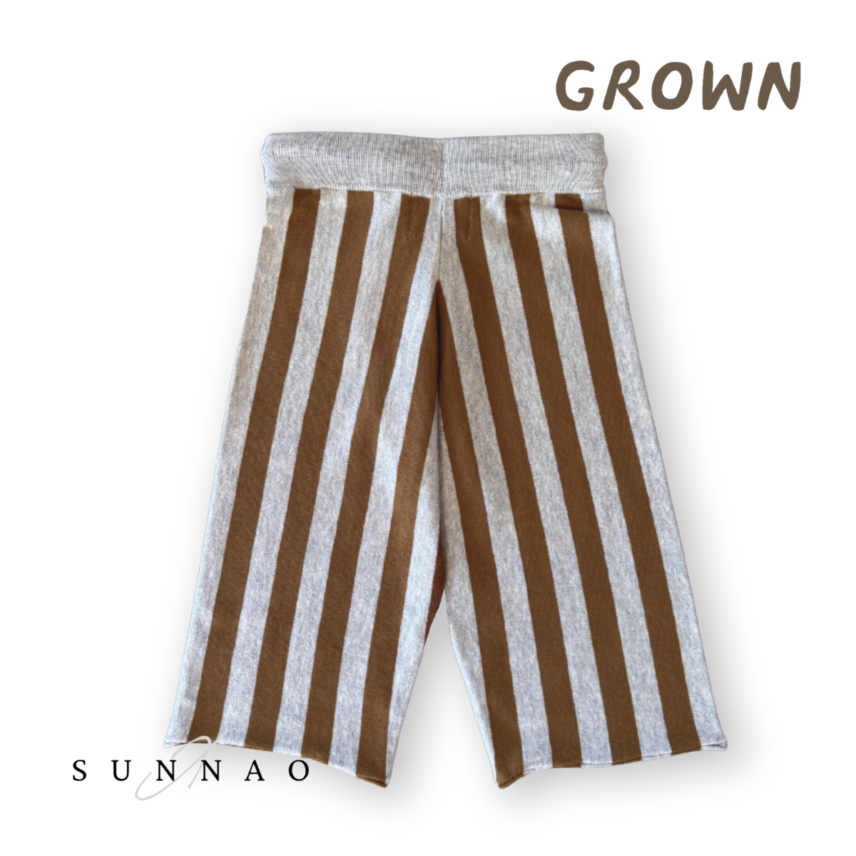 <GROWN> Striped Knit Pant