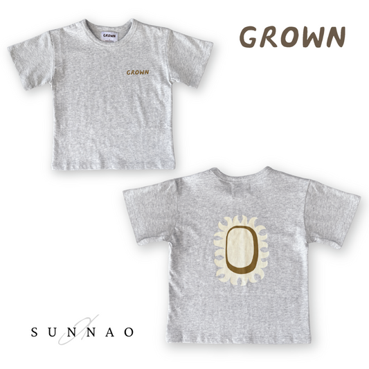 <GROWN> Sunshine Tee - Grey Marle