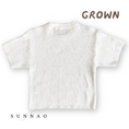 Gallery viewerに画像を読み込む, <GROWN> Ribbed Knitted Logo Tee

