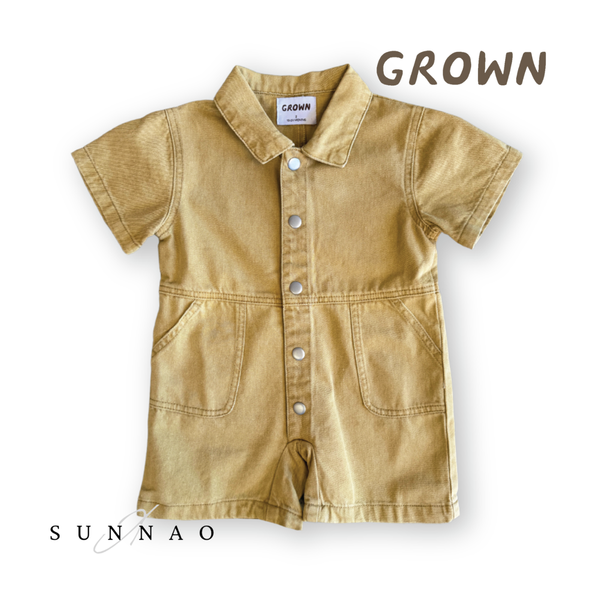 <GROWN> Summer Short Boilersuit