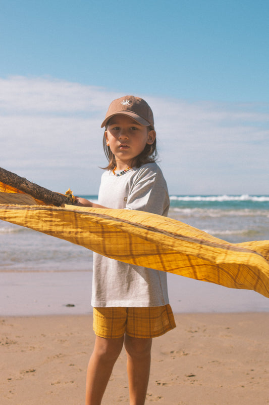 <GROWN> Ribbed Knitted Logo Tee