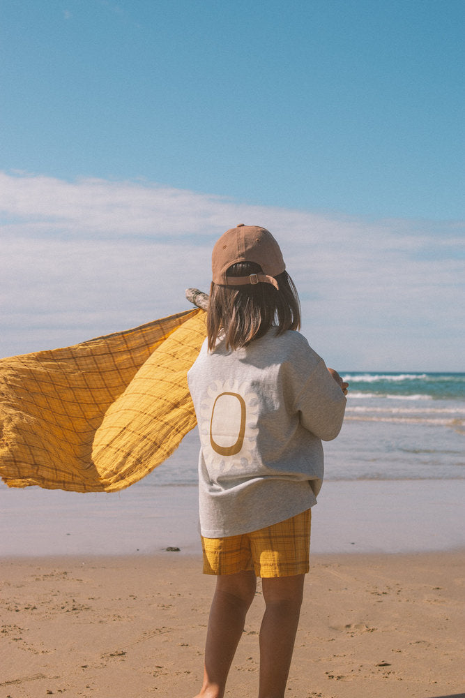 <GROWN> Sunshine Tee - Grey Marle