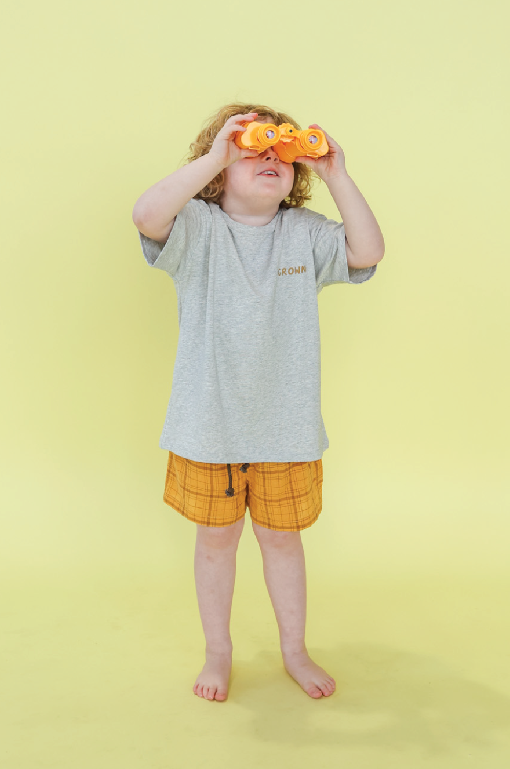 <GROWN> Sunshine Tee - Grey Marle