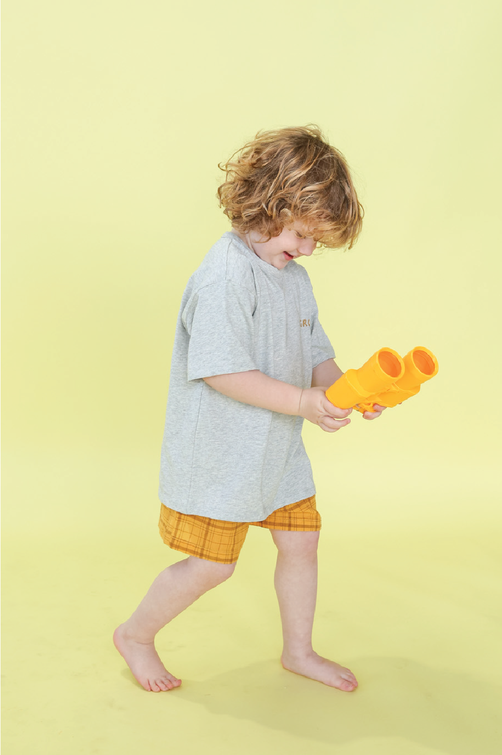 <GROWN> Sunshine Tee - Grey Marle