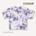 Gallery viewerに画像を読み込む, <GROWN> Organic Knitted Tie Dye Rib Tee - Grape
