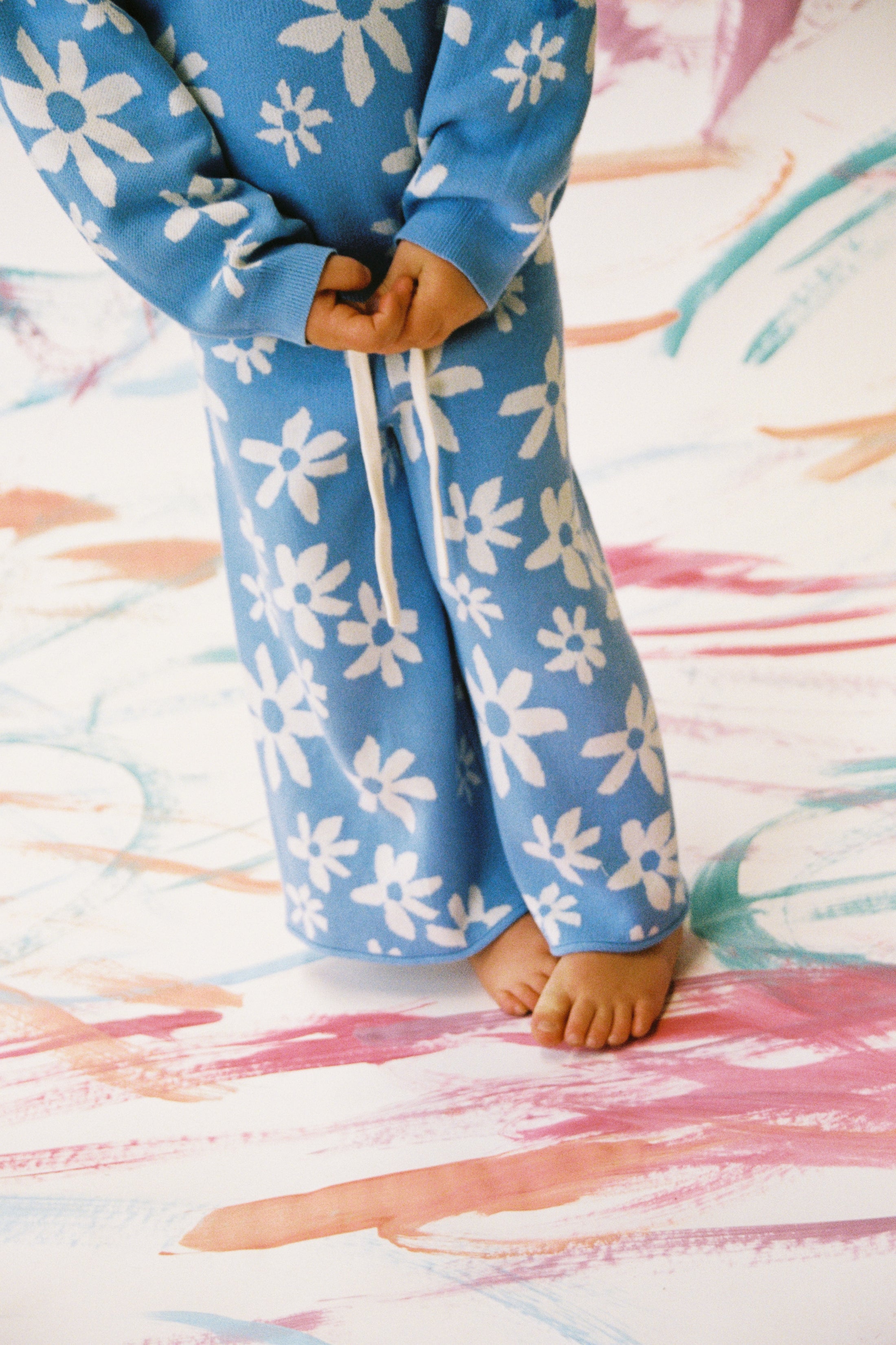 <GROWN> Organic Wild Flower Knit Pant　