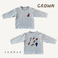 Load image into Gallery viewer, <GROWN> Organic Fruit Salad LS Tee - Gray Marle
