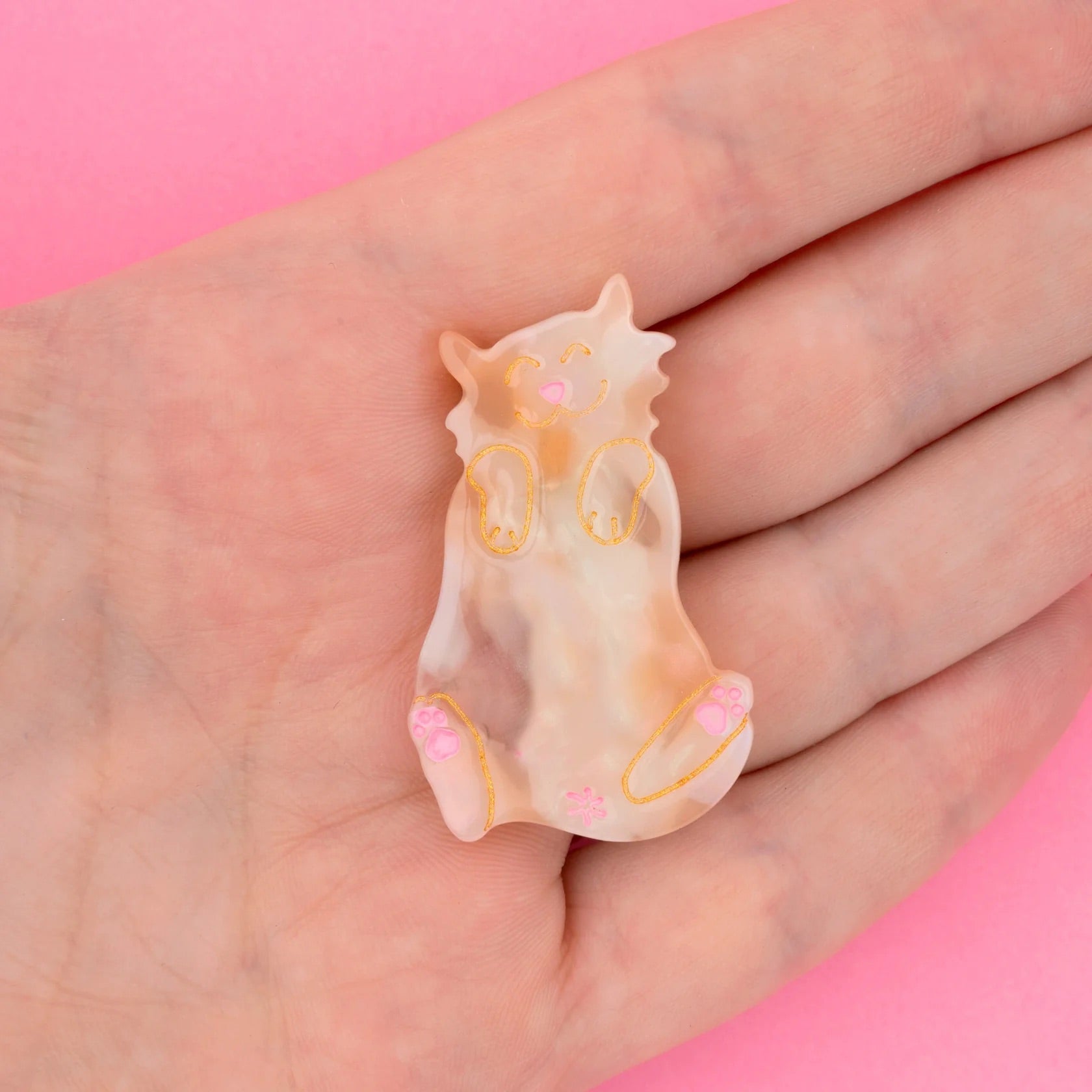 <COUCOU SUZETTE> GINGER CAT HAIR CLIP