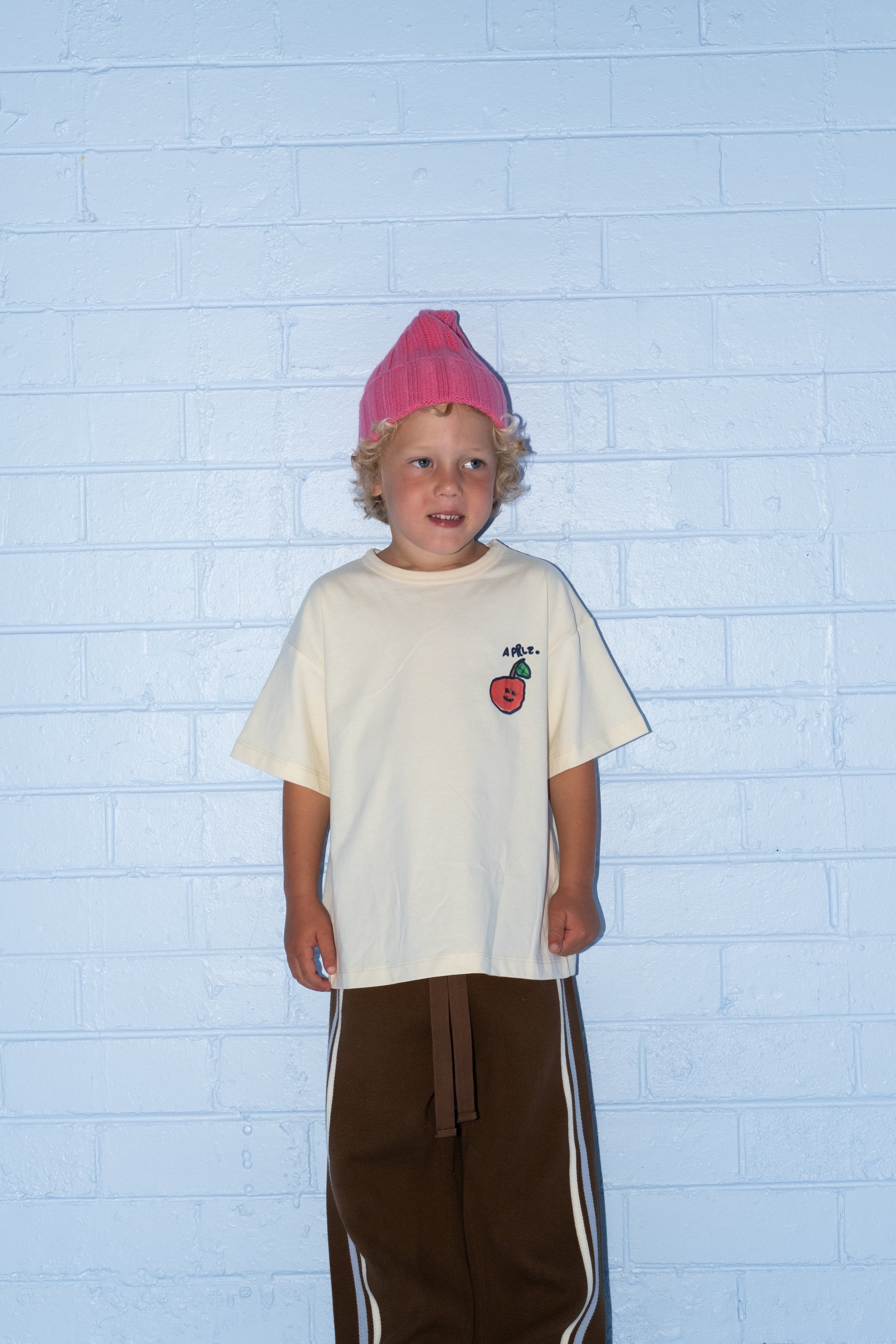 <GROWN> Organic Fruit Salad Tee - Milk