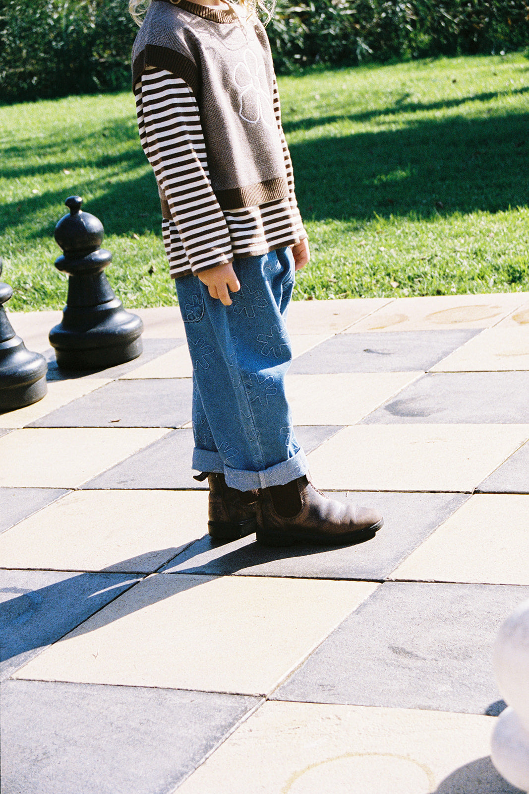 <GROWN> Organic Starlight Embroidery Denim Pant