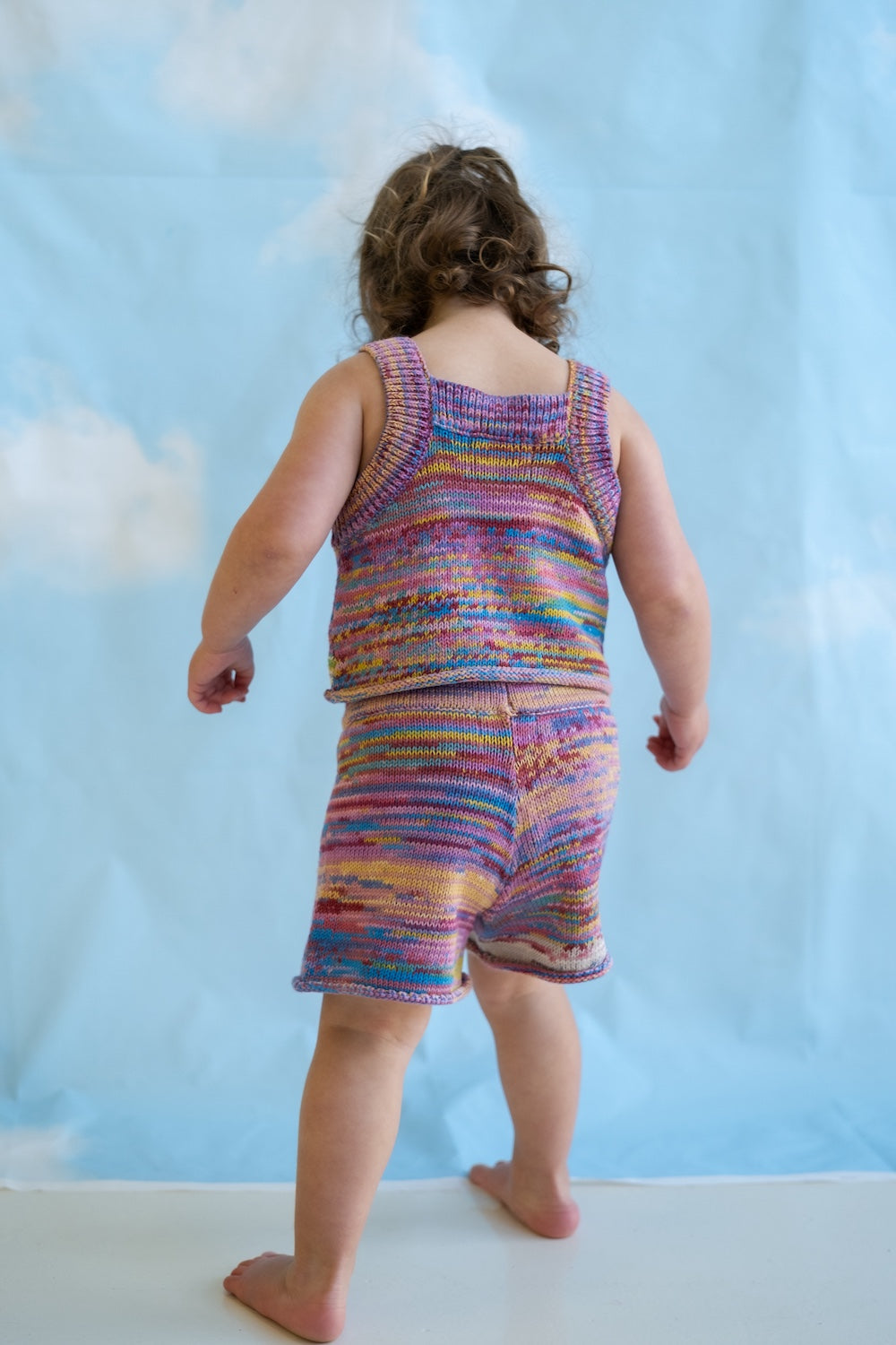 <GROWN> Knitted Shorts - Rainbow