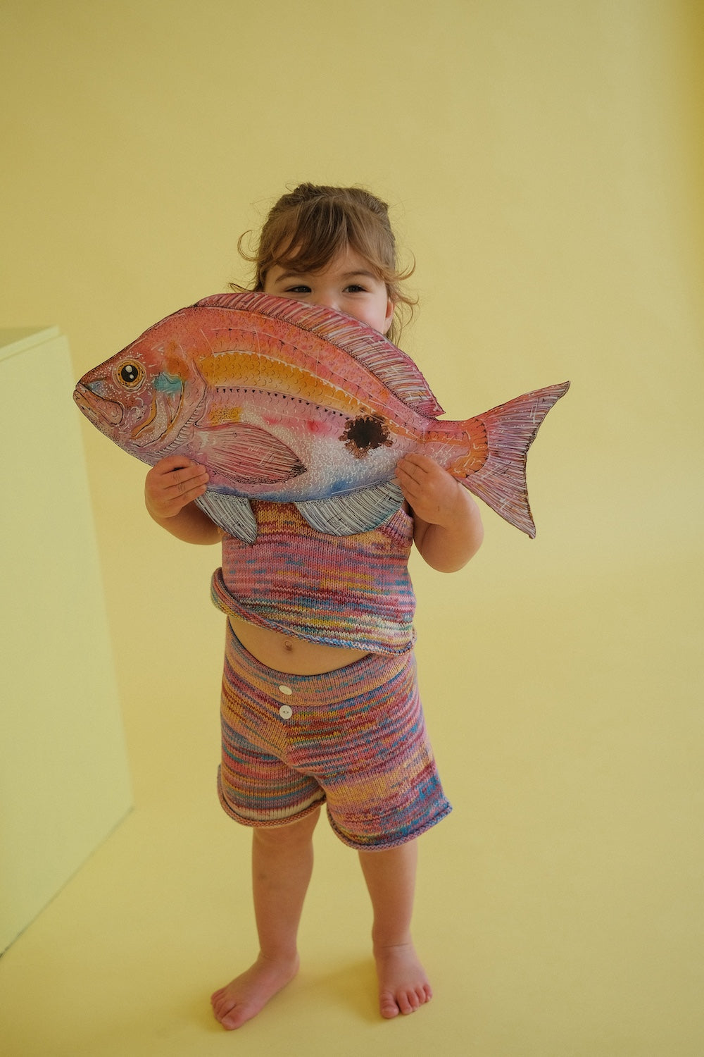 <GROWN> Knitted Shorts - Rainbow