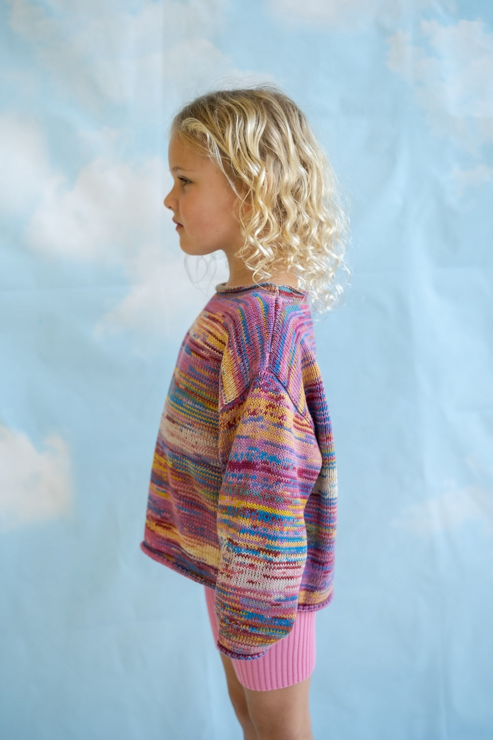 <GROWN> Knitted Pull Over - Rainbow