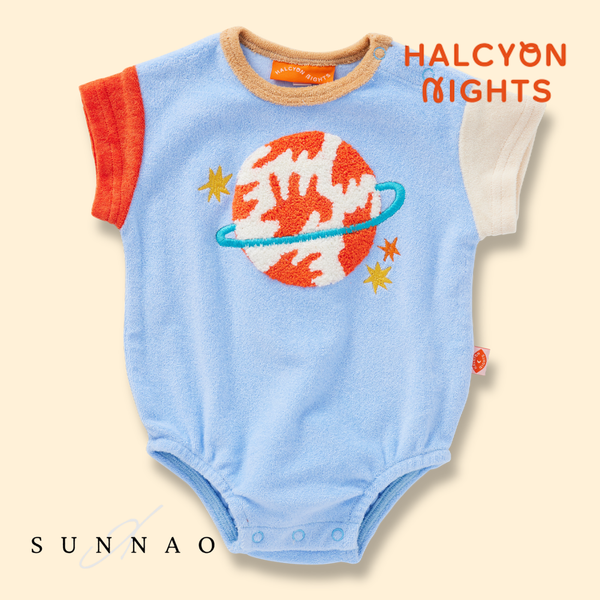 <Halcyon Nights> See You In Space Terry Short Sleeve Bodysuit
