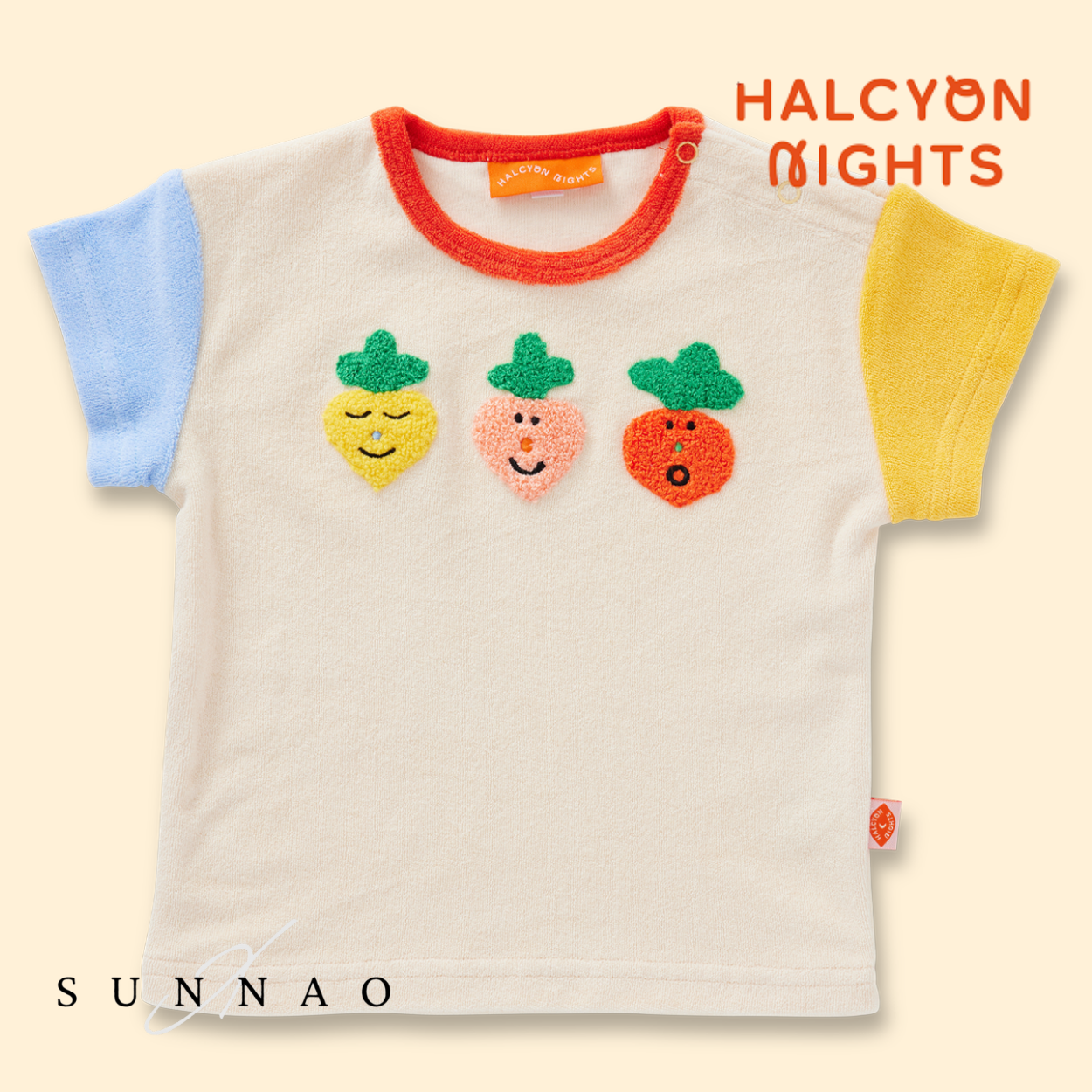 <Halcyon Nights> Pocket Patch Terry T Shirt　