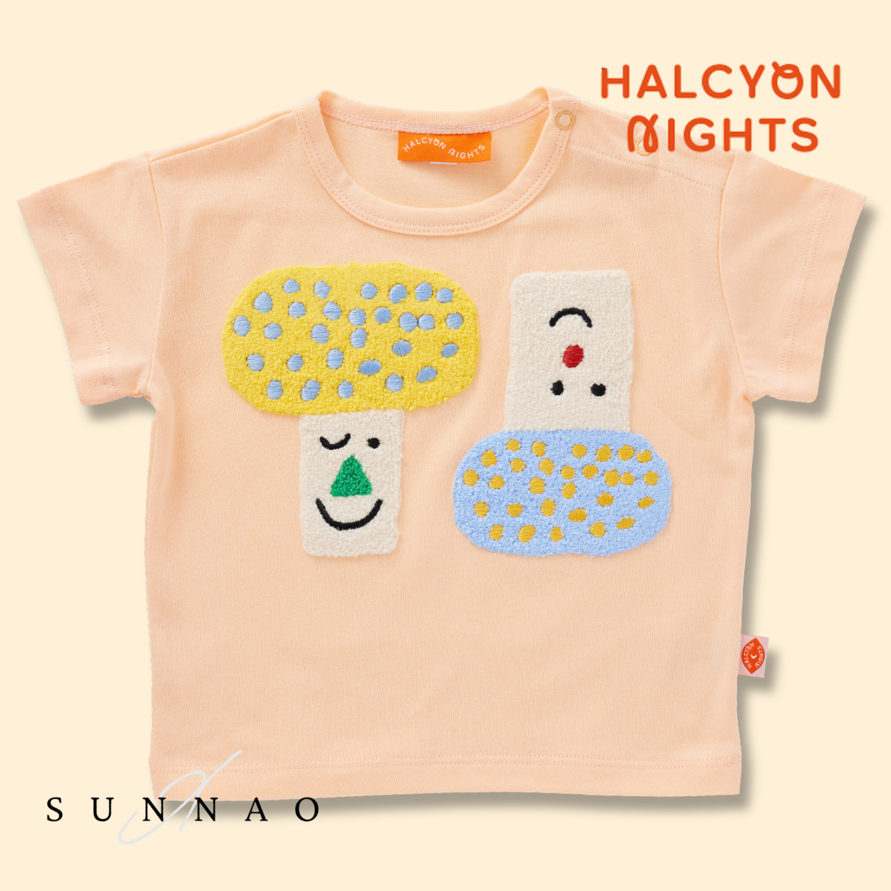 <Halcyon Nights> Pocket Patch T Shirt　