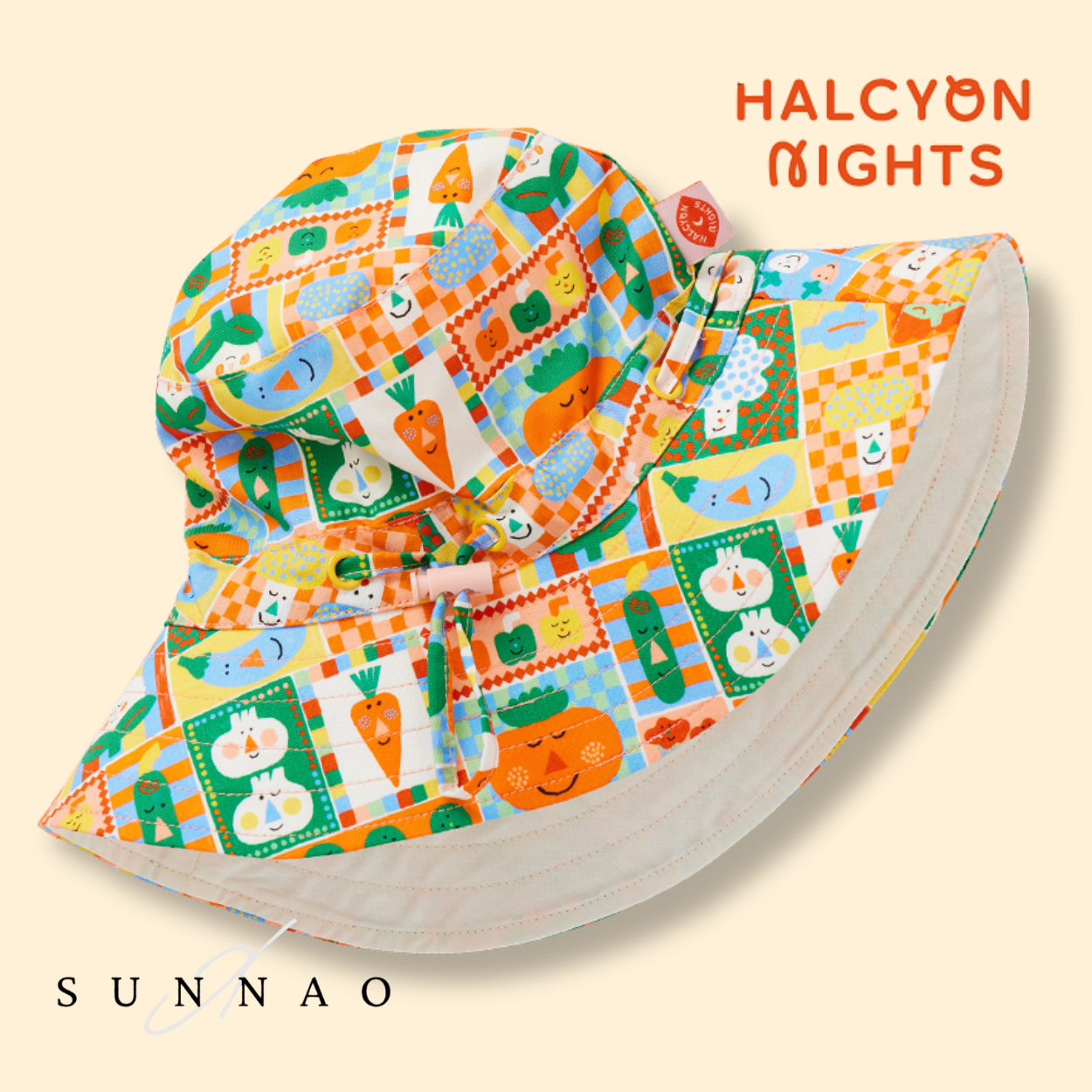 <Halcyon Nights> Pocket Patch Kids Sun Hat　