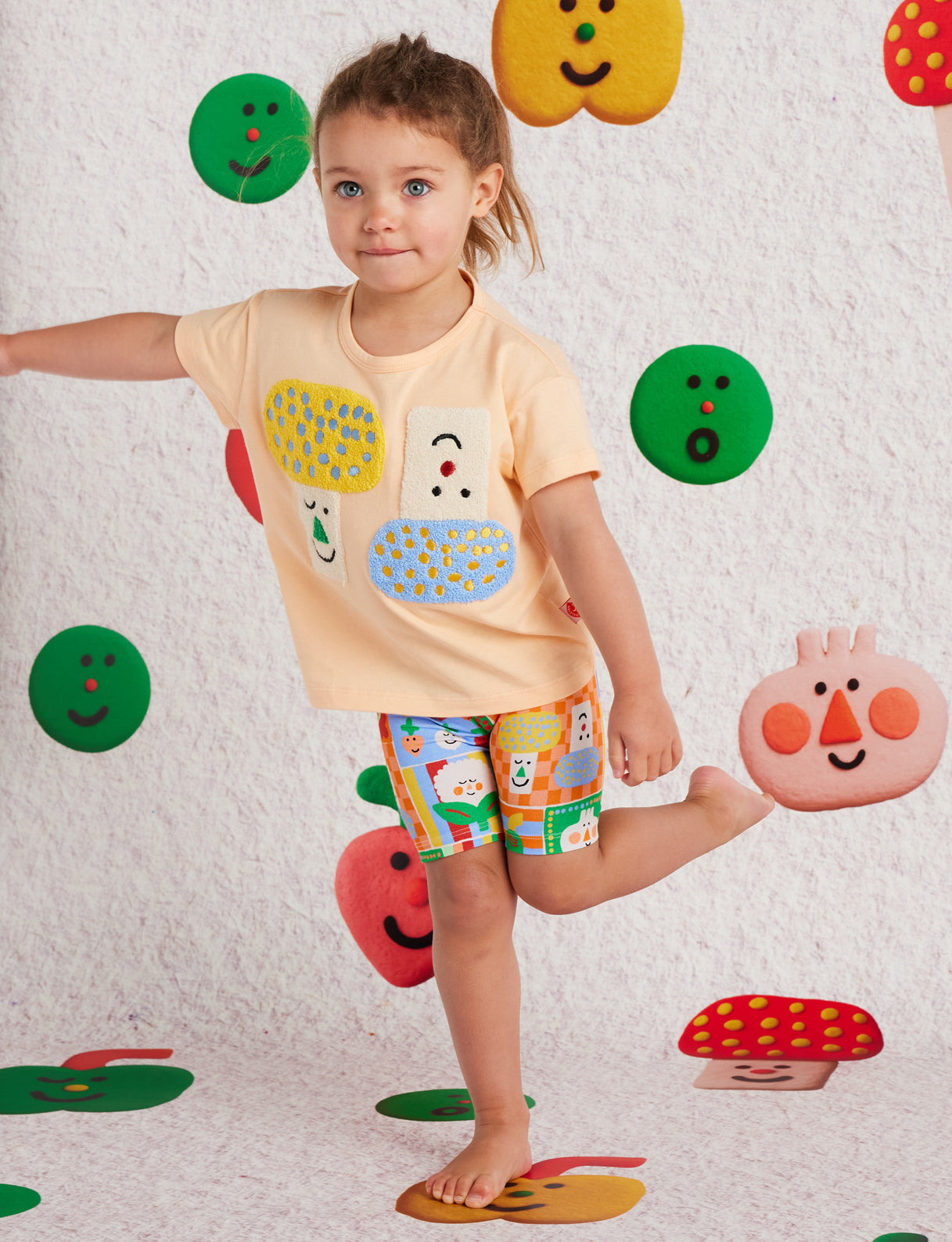 <Halcyon Nights> Pocket Patch Kids Bike Shorts