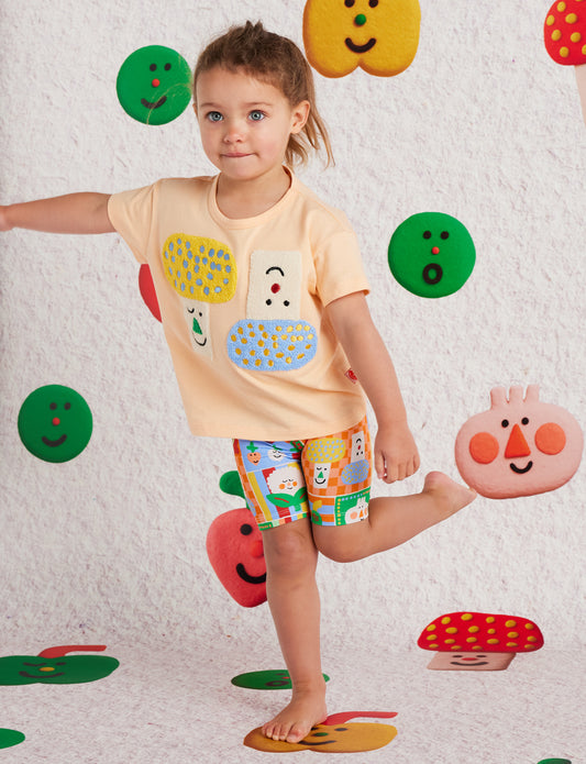 <Halcyon Nights> Pocket Patch Kids Bike Shorts